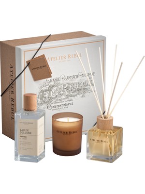 Atelier Rebul Amber Büyüleyici Ev Kokusu Hediye Seti