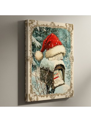 Noeller Postası Karlı Kış Posta Kutusu Tablosu