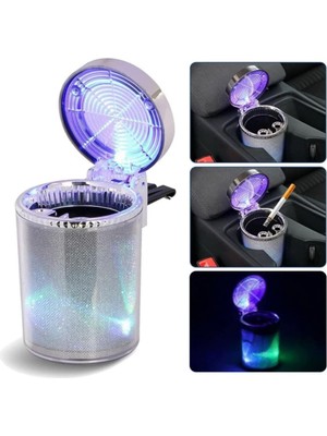 Proton Gen 2 Persona 1.6 Base Lıne  Araca Uygun Rgb 7 Renkli LED Işıklı Araç Içi Küllük
