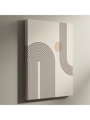 Minimalist Geometrik Soyut Sanat Tablosu