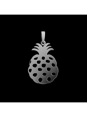 TabiTela 925 Ayar gümüş kolye ananas SM8715