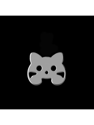 TabiTela 925 Ayar gümüş kolye kedi SM8858