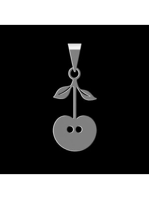 TabiTela 925 Ayar gümüş kolye kiraz SM8604