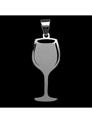 TabiTela 925 Ayar gümüş kolye şarap kadehi SM8916