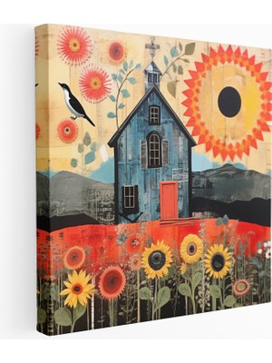 Popcas Afrika Rüya Manzaraları Kanvas Tablosu