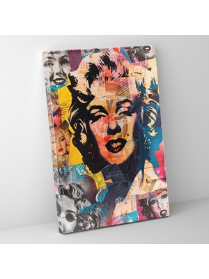 Popcas Andy Warhol Kanvas Tablo - Duvar Sanatı Ev Dekorasyonu