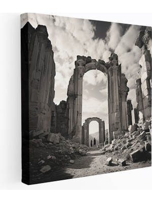 Popcas Anadolu Duvar Dekorasyonu - Antik Harabeler - Duvar Dekorasyonu Kanvas Tablo Mimarlık Harikaları