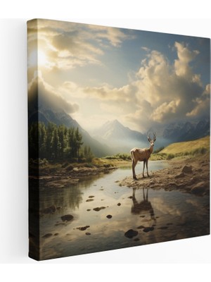 Popcas Vahşi Doğa Kaçışı Manzara Tablosu