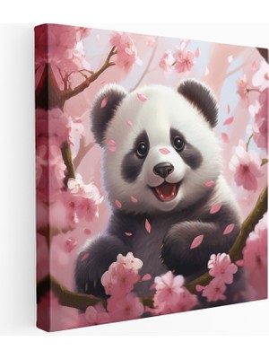Popcas Oyunbaz Panda Hayalleri Kanvas Tablo