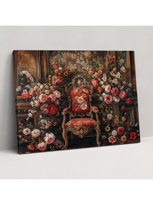 Popcas Barok Tarzı Resim Kanvas Tablo - Barok Kanvas Duvar Sanatı