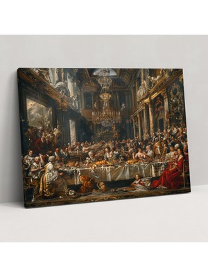Popcas Barok Tarzı Resim Duvar Sanatı - Barok Kanvas Barok Tarzı Tablo Kanvas Duvar Sanatı