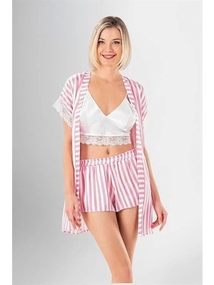 Arias Closet 3lü Şort Takımı Desenli