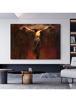 Isa Mesih Kanvas Sanatı; Çarmıhta Isa; Paskalya Hediyesi