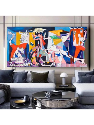 Guernica Kanvas; Picasso Baskısı