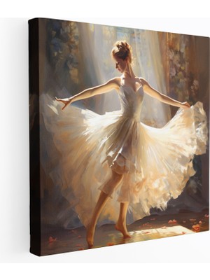 Popcas Empresyonist Balerin Kanvas Tablo - Ev Dekorasyonu