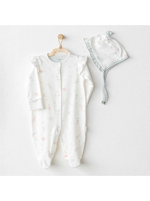 Andywawa AC25510 Love Family Bebek Tulum Takım Ekru