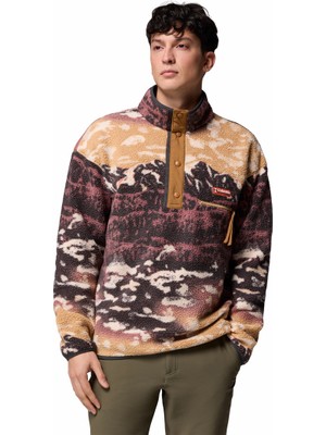 Columbia Helvetia Iı Printed Half Snap Erkek Polar Üst