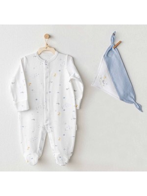 Andywawa AC25607 Ocean Is My Happy Place Bebek Tulum Takım White