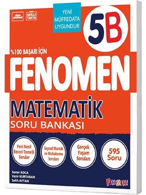 Gama Yayınları Fenomen 5. Sınıf Fenomen Matematik B Soru Bankası