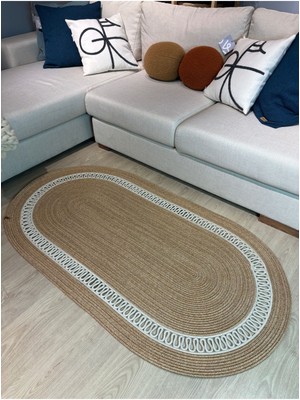 Lotus Jüt Hasırlı El Örgüsü Kilim