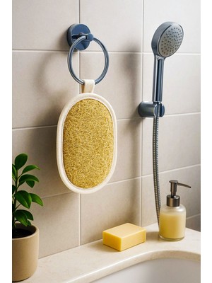 Bamirose Organik Doğal Kabak Lifi, Peeling Lifi, Anti Selülit Lifi, Banyo Hamam Kesesi, Gözenek Açma Lif