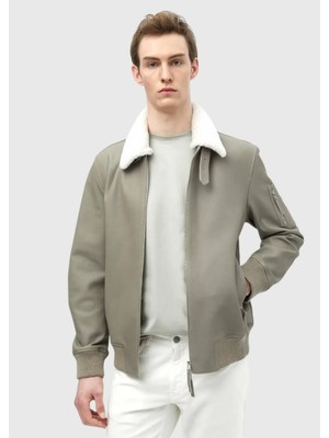 Vizon Regular Fit Casual Deri Deri Mont