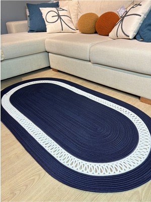 MaVaux Lotus Jüt Hasırlı El Örgüsü Kilim