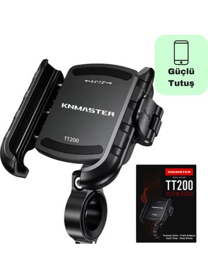 Knmaster TT-200 Tüm Motosikletlere Uyumlu Telefon Tutucu