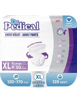 Dr. Pedical Emici Külot Ekstra Büyük XL Yetişkin Hasta Bezi 120 Adet