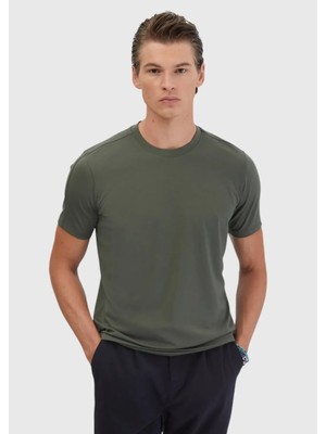 Ramsey Haki Düz T-Shirt