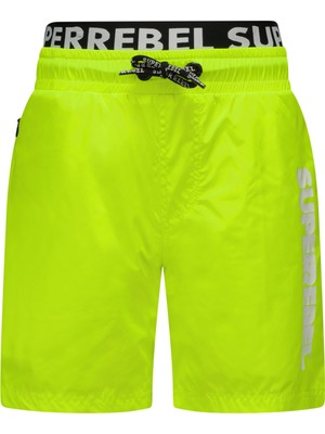 Super Rebel Sarı Erkek Çocuk Mayo R501-6602-ROCKY Swim Pants With Ext