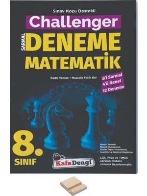 Kafa Dengi Yayınları Lgs 8.sınıf Challenger Matematik Branş Denemesi ve Telefon Standı