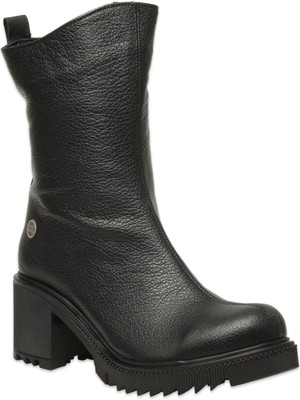 Mammamia D25KB-1700 Günlük Topuklu Siyah Kadın Bot