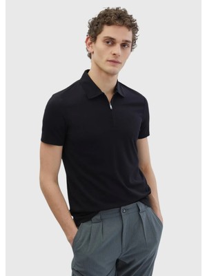 Ramsey Siyah Düz T-Shirt