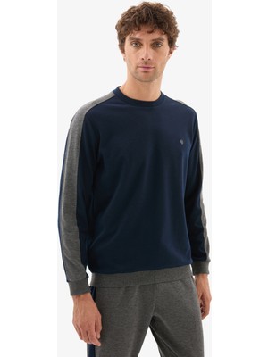 Erkek Pijama Takımı 40802 - Lacivert