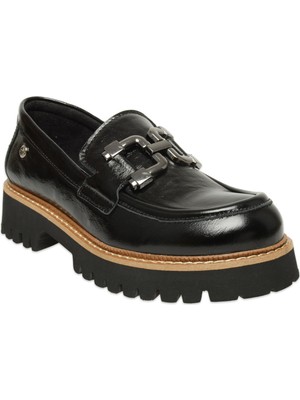 Mammamia D25KA-3150 Günlük Siyah Rugan Kadın Ayakkabı