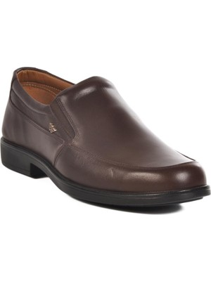 Walkway 1889-K M Kahve Hakiki Deri Erkek Klasik Ayakkabı