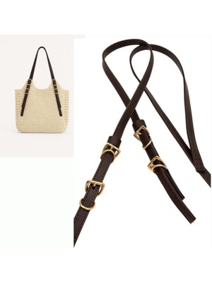 Angel Çanta Aksesuar Koyu Kahve Renk Nez Model Çanta Sapı