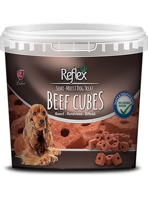 Flamingo Reflex Biftekli Küp Köpek Ödül Maması 500 Gr Yetişkin Köpekler İçin Tamamlayıcı Mama