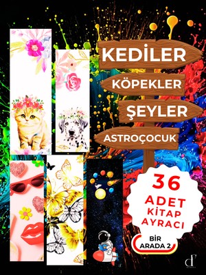 36'lı Kitap Ayracı Seti - Bir Arada2