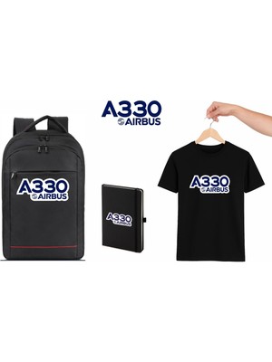 Vecihi Geliyor Airbus A330 Tshirt Çanta Defter Kombini