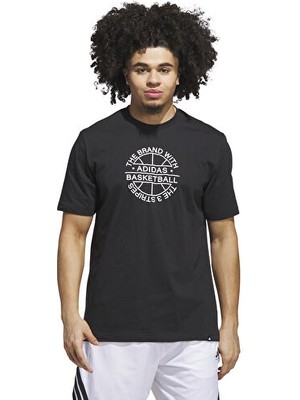 Adidas Performance JX1745 Basketball Emblem Graphic Tişört