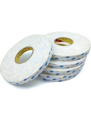 3m 9R110W Çift Taraflı Montaj Bandı Beyaz 24MM*50MT