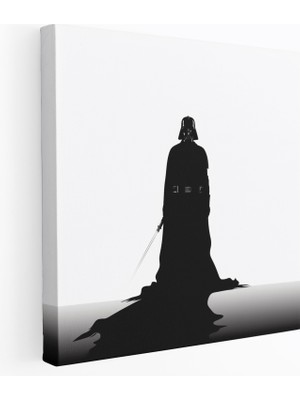 Popcas Darth Vader Duvar Süsü - Star Wars Kanvas Tablo Sanatı