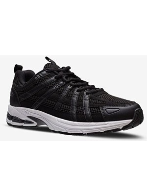 Lescon Pace Runner Unisex Koşu ve Spor Ayakkabısı Siyah