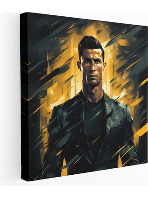 Popcas Cristiano Ronaldo Dijital Duvar Sanatı - Kanvas Tablo Ev Dekorasyonu Duvar Dekorasyonu