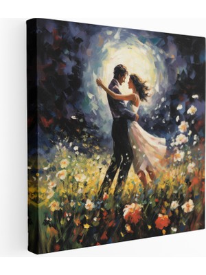 Popcas Ay Işığında Serenat Kanvas Tablo