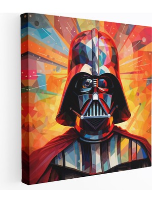 Popcas Darth Vader Duvar Süsü - Kanvas Tablo Ev Dekorasyonu