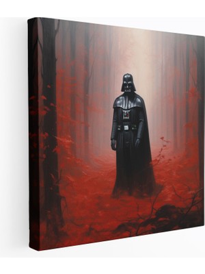 Popcas Darth Vader Kanvas Tablo - Ev Dekorasyonu Duvar Dekorasyonu Star Wars