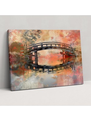 Popcas Monet Esintili Duvar Sanatı - Claude Monet Kanvas Tablo Sanatı Ev Dekorasyonu